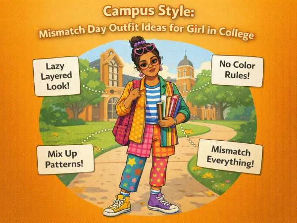 Mismatched college style inspiration
