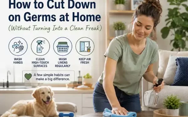How to Cut Down on Germs at Home (Without Turning Into a Clean Freak)