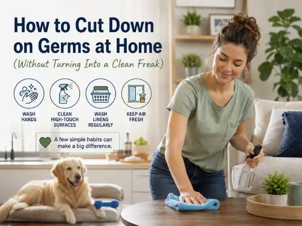 How to Cut Down on Germs at Home (Without Turning Into a Clean Freak)