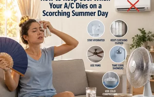 How to Keep Cool When Your A/C Dies on a Scorching Summer Day