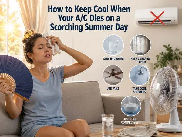 How to Keep Cool When Your A/C Dies on a Scorching Summer Day