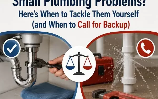 Small Plumbing Problems? Here’s When to Tackle Them Yourself (and When to Call for Backup)