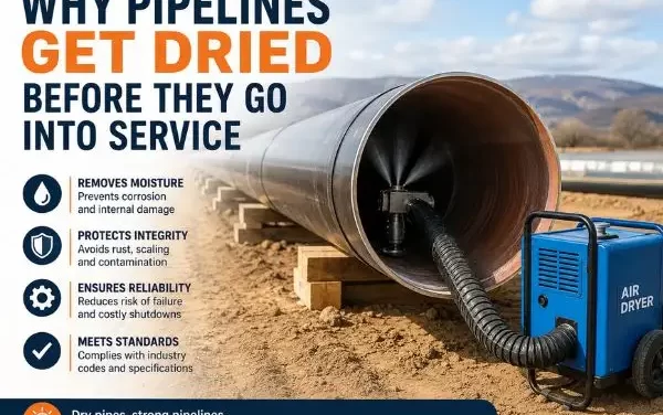 Why Pipelines Get Dried Before They Go Into Service