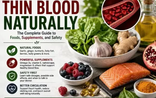 How to Thin Blood Naturally: The Complete Guide to Foods, Supplements, and Safety