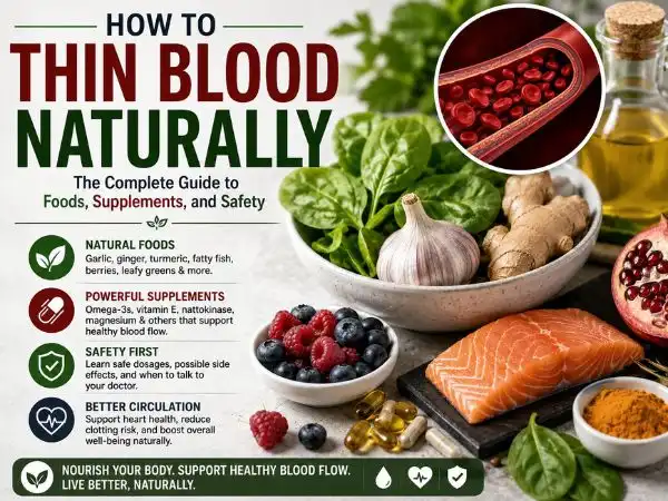 How to Thin Blood Naturally: The Complete Guide to Foods, Supplements, and Safety