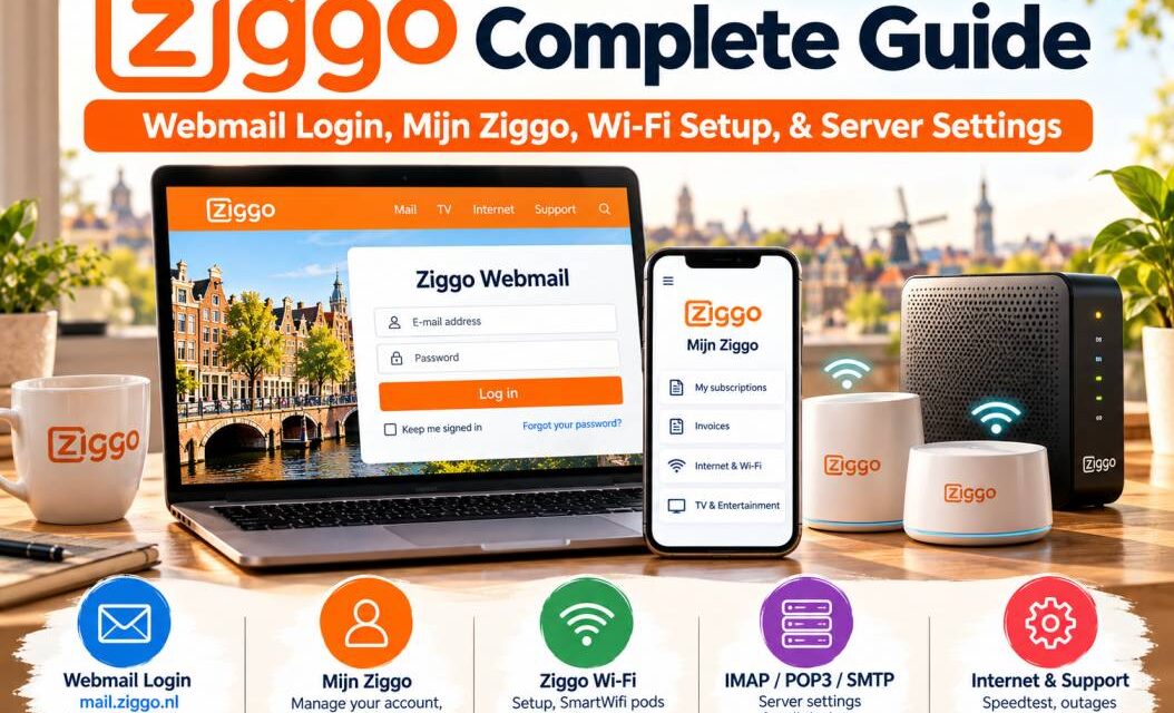 Complete Ziggo Guide: Webmail Login, Mijn Ziggo, Wi-Fi Setup, & Server Settings